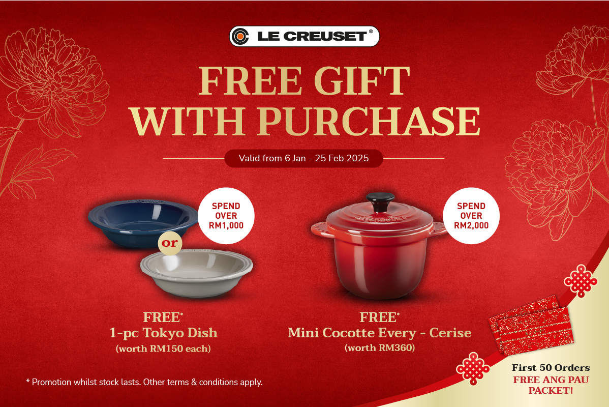 Le Creuset Chinese New Year Gift With Purchase Promotion